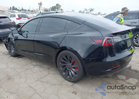2023 Tesla Model 3 Performance Dual Motor All-Wheel Drive из США, поврежденный, VIN 5YJ3E1ECXPF683778
